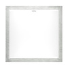 Plafon kwadratowy srebrny ALEX LED D 18W 1260lm 4000K IP44 03244 Strühm