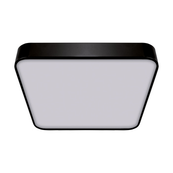 Plafon kawdratowy czarny TOTEM LED D 16W 1490lm 4000K IP20 03929 Strühm