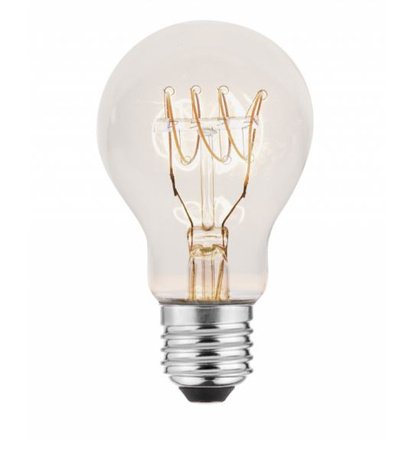 Żarówka LED FILAMENT SPIN 4,0W 265lm 2200K A60 E27 360st. GTV LD-A60FLS4-22