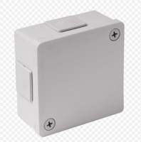 Puszka natynkowahermetyczna szara 86x86x40 IP55 Viplast 02103