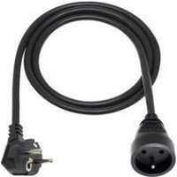 Przedłużacz czarny 1-gniazdo z/u 2m OMY 3x1mm Elgotech EPS-102-2