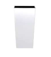 Doniczka wysoka z wkładem biała URBI SQUARE DURS300-S449