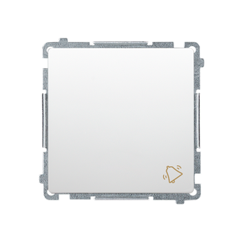 Przycisk dzwonek biały Basic BMD1.01/11 Kontakt-Simon