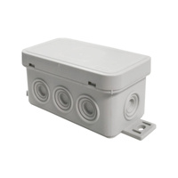 Puszka natynkowa hermetyczna IP54 szara zatrzaskowa 80x45x41 Viplast 03803