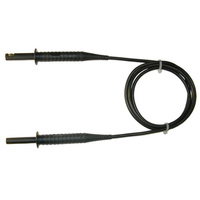 Przewód 2,2m czarny zakończ. wtykami bananowymi WAPRZ2X2BLBB SONEL