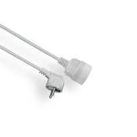Przedłużacz z uziemieniem 1-gniazdo biały 5m OMY 3x1 Elgotech PS-105