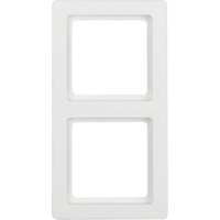 Ramka 2-krotna biały aksamit Q1 Hager 10126089