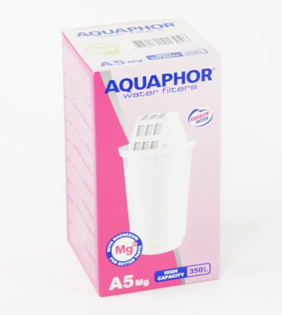 Wkład filtrujący A5 Mg (magnez) wydajność 350l 1 szt. Aquaphor 
