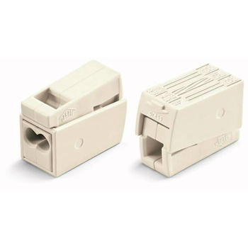 Szybkozłączka oświetleniowa 2x 1-2,5mm biała Wago 224-112