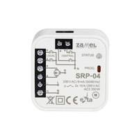 Sterownik rolet dopuszkowy przewodowy 10A 230V 350W SRP-04 Zamel EXT10000225 