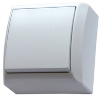 Łącznik pojedynczy natynkowy biały BIS ŁN-1B/00 OSPEL