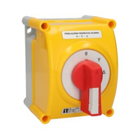 Łącznik krzywkowy 0-1 3P 63A w obudowie ŁK63-2.8211OB2ZC Spamel