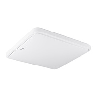 Plafon kwadratowy biały z czujnikiem ruchu SOLA LED D SLIM MVS 28W 1900lm 4000K IP44 03758 Strühm