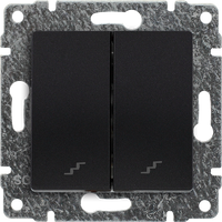 Łącznik podwójny schodowy antracyt VENA 516119 Kos