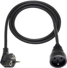 Przedłużacz z uziemieniem czarny 1-gniazdo 5m OMY 3x1 Elgotech EPS-105-2