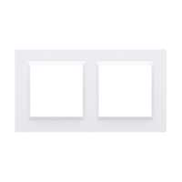 Ramka 2-krotna biały SIMON 10 CR2/11 Kontakt-Simon