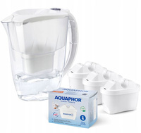 Dzbanek filtrujący biały Amethyst 2,8 L 3 wkłady  AQUAPHOR
