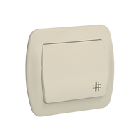 Wyłącznik krzyżowy Beżowy Akord AW7/12 Kontakt-Simon