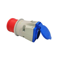 Przejściówka wtyczki silowej 16A/400v 3p+n+z na gniazdo 16a/250v 2p+z IP44 Tarel