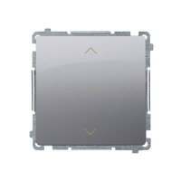 Wyłacznik żaluzjowy trójpozycyjny 1-0-2 stal inox Basic BMZW1K.01/21 Kontakt-Simon