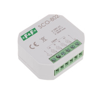 Ściemniacz oświetlenia z pamięcią do puszki 0-350VA F&F SCO-802 