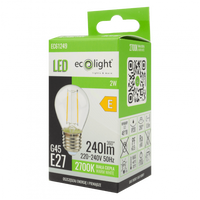 Żarówka LED filament 6W 720lm 2700K E27 Eco Ligrt EC61250 