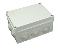 Puszka natynkowa hermetyczna IP55 skręcana szara 240x190x90mm S-BOX 506 SK