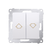 Przycisk żaluzjowy pojedynczy biały Simon 54 DZP1.01/11 Kontakt-Simon 