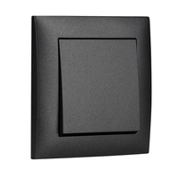 Łącznik schodowy czarny SENTIA 1412-19 ELEKTRO-PLAST NASIELSK