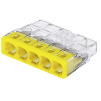 Szybkozłączka do drutu żłóta 5 x 0,5-2,5mm WAGO 2273-205