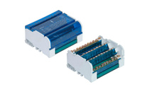 Blok rozdzielczy 4-polowy 11-zaciskowy 125A Pawbol E.4077