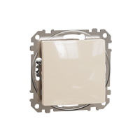 Łącznik jednobiegunowy beżowy Sedna Design&Elements SDD112101 Schneider