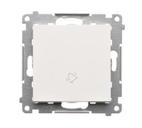 Przycisk dzwonek biały mat Simon 55 TD1.01/111 Kontakt-Simon