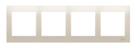Ramka 4-krotna krem Simon 54 DR4/41 Kontakt-Simon