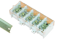 Listwa zaciskowa LZ 5x35/16 z osłoną TH35 Pawbol E.4102