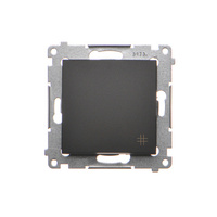 Wyłącznik krzyżowy czarny mat Simon 54 DW7.01/49 Kontakt-Simon