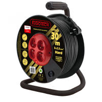 Przedłużacz bębnowy 30m OW 3x2,5 4xGS STRONG Elgotech PZB-40-30G/2,5