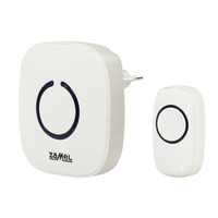 Dzwonek bezprzewodowy biały bateryjny zasięg 80m POP Zamel ST-940 SUN10000387