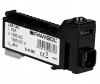 Listwa zaciskowa bezgwintowa czarna LZB 14/C Pawbol E.4136C