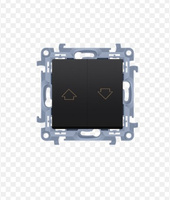 Łącznik żaluzjowy czarny mat SIMON 10 CZW1.01/49 Kontakt-Simon