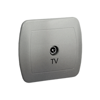 Gniazdo antenowe pojedyncze aluminium AKORD AAK3/26 Kontakt-Simon