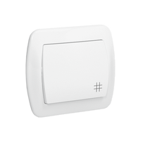 Wyłącznik krzyżowy biały Akord AW7/11 Kontakt-Simon