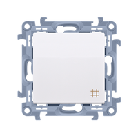Wyłącznik krzyżowy biały SIMON 10 CW7.01/11 Kontakt-Simon