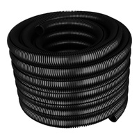 Rura karbowana motoryzacyjna rozcięta czarna 20mm / 15mm 04.10 1szt=1mb