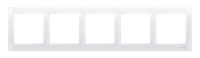 Ramka 5-krotna biała Simon 54 DR5/11 Kontakt-Simon