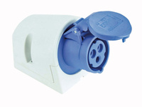 Gniazdo stałe jednofazowe 16A 3P 250V IP44 PCE 113-6