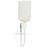 Oprawka termoplastyczna biała z przewodem E27-6 F-elektro F4.0139