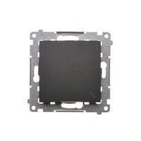 Wyłącznik schodowy czarny mat Simon 54 DW6.01/49 Kontakt-Simon