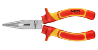 Szczypce wydłużone proste izolowane 180 mm 1000V NEO 01-224
