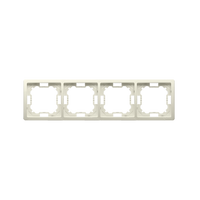 Ramka 4-krotna beżowa Basic BMRC4/12 Kontakt-Simon